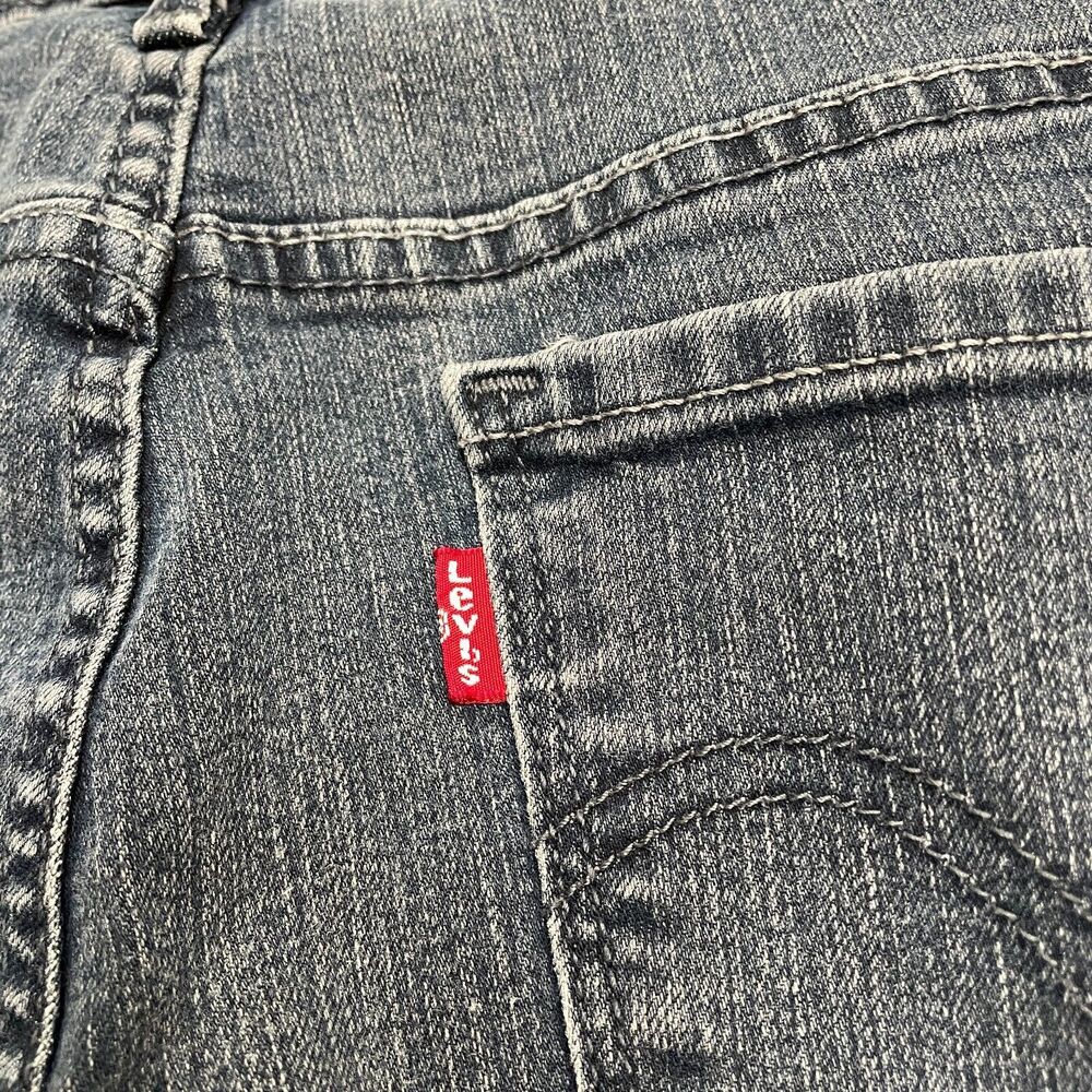 Levi's 505 Straight Denim Jeans Womens 10 Blue Cotton Casual Mid Rise 31x30.5 - Picture 12 of 15